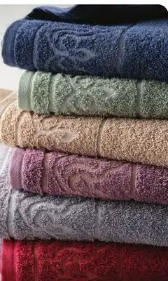 JC Penney Broadhaven Elegant Scroll bath towel offer