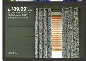 JC Penney Linden Street Bayshore 100% blackout 84 grommet-top curtain offer