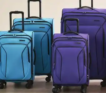 JC Penney American Tourister Pirouette NXT 20 softside luggage offer