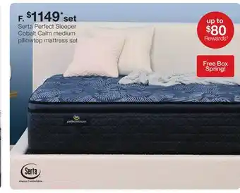 JC Penney Serta Perfect Sleeper Cobalt Calm medium pillowtop mattress offer