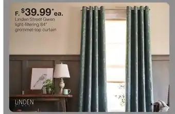 JC Penney Linden Street Gwen light-filtering 84 grommet-top curtain offer