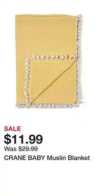 CRANE BABY Muslin Blanket