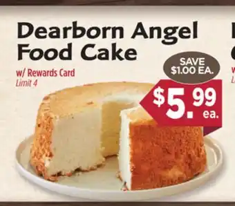 Dearborn Market Dearborn Angel Food Cake offer