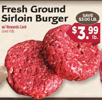 Dearborn Market Fresh Ground Sirloin Burger offer