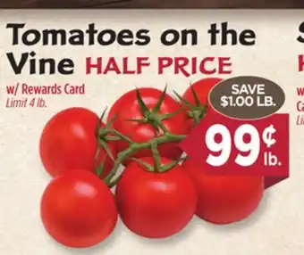 Dearborn Market Tomatoes on the Vine offer