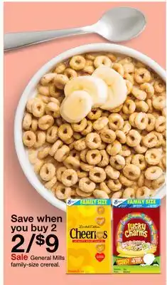 Target General Mills family-size cereal offer