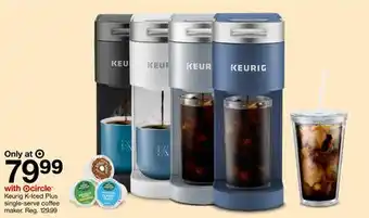 Target Keurig K-Iced Plus single-serve coffee maker offer