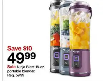 Target Ninja Blast 18-oz. portable blender offer