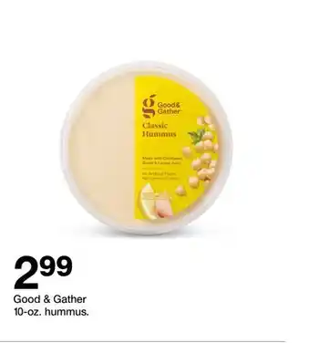 Target Good & Gather 10 - oz. hummus offer