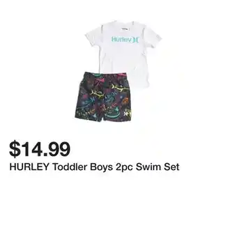 Marshalls HURLEY Toddler Boys 2pc Swim Set offer