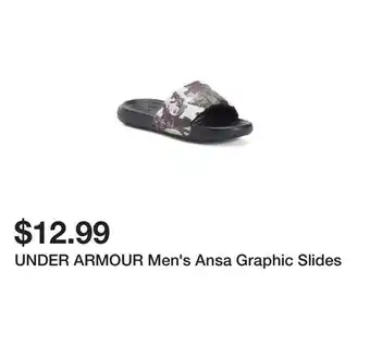 Marshalls UNDER ARMOUR Men's Ansa Graphic Slides offer