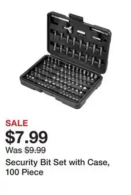 Harbor Freight Tools Security Bit Set with Case, 100 Piece offer