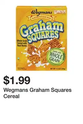 Wegmans Wegmans Graham Squares Cereal offer