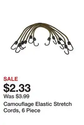 Harbor Freight Tools Camouflage Elastic Stretch Cords, 6 Piece offer