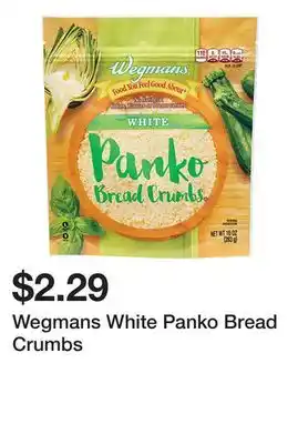 Wegmans Wegmans White Panko Bread Crumbs offer