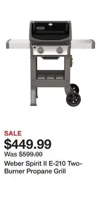 Cabela's Weber Spirit II E-210 Two-Burner Propane Grill offer
