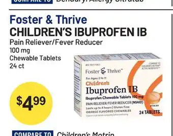 Health Mart Foster & Thrive CHILDREN'S IBUPROFEN IB offer