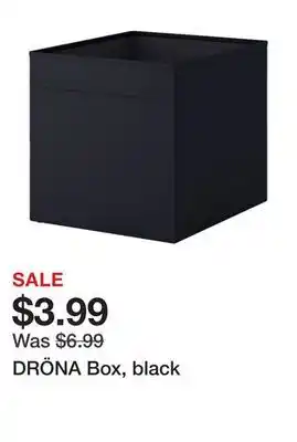 Ikea DRÖNA Box, black offer