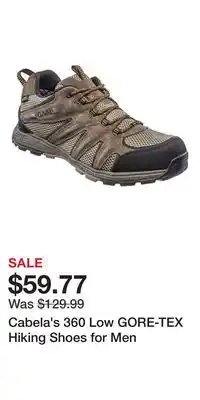 Cabela's Cabela's 360 Low GORE-TEX Hiking Shoes for Men offer
