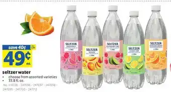 Lidl seltzer water offer