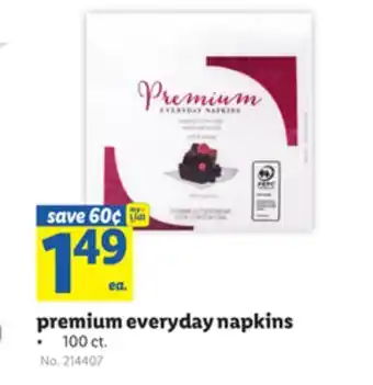 Lidl Premium everyday napkins offer