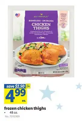 Lidl Frozen chicken thighs offer