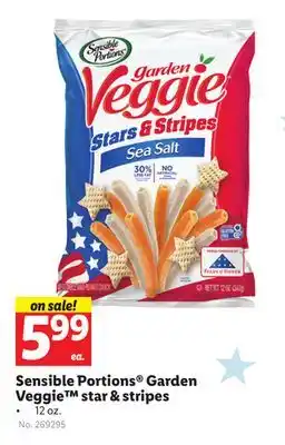 Lidl Sensible Portions Garden Veggie star & stripes offer