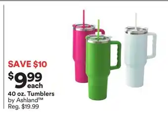 Michaels 40 oz. Tumblers by Ashland offer