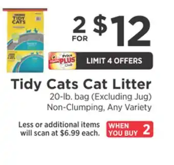 ShopRite Tidy Cats Cat Litter offer
