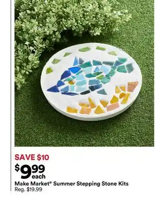 Michaels Make Market Summer Stepping Stone Kits offer