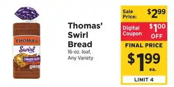 ShopRite Swirl Bread offer