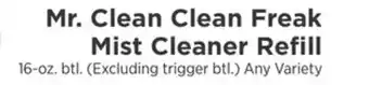 ShopRite Clean Freak Mist Cleaner Refill offer