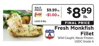 ShopRite Fresh Monkfish Fillet offer
