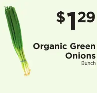 ShopRite Organic Green Onions offer