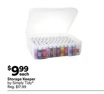 Michaels Storage Keeper by Simply Tidy offer