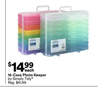 Michaels 16-Case photo Keeper by Simply Tidy offer