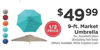 ShopRite 9-ft. Market Umbrella offer