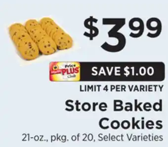 ShopRite Store Baked Cookies offer
