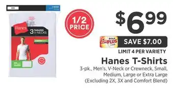 ShopRite Hanes T-Shirts offer
