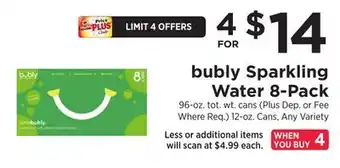 ShopRite Sparkling Water 8-Pack offer