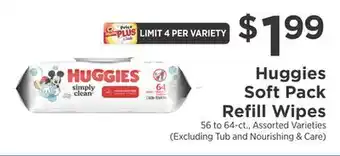 ShopRite Soft Pack Refill Wipes offer