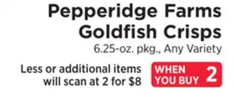 ShopRite Goldfish Crisps offer