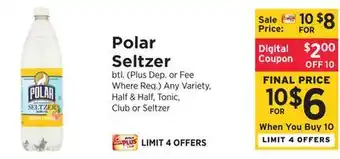 ShopRite Seltzer offer