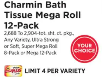 ShopRite Bath Tissue Mega Roll 12-Pack offer