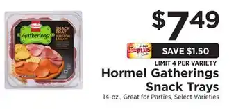 ShopRite Gatherings Snack Trays offer