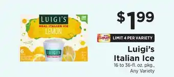 ShopRite Italian Ice offer