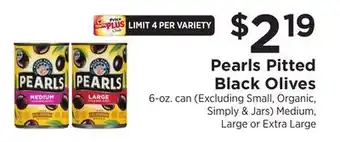 ShopRite Pitted Black Olives offer