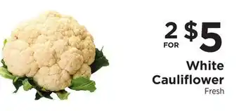 ShopRite White Cauliflower offer