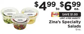 ShopRite Specialty Salads offer
