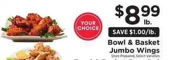 ShopRite Jumbo Wings offer